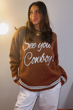 Light Grey Letter Embroidered Graphic Sweater