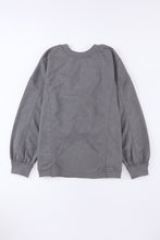 Gray Twist Butterfly Oversized Sweatshirt