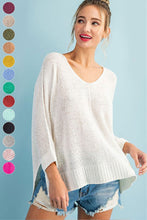 CREW NECK KNIT SWEATER- 6 Colors