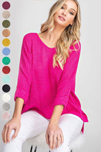 CREW NECK KNIT SWEATER- 6 Colors