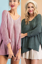 CREW NECK KNIT SWEATER- 6 Colors