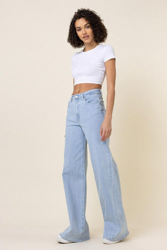 Low Rider Wide Leg Denim