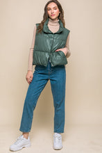 PU Padded Vest- 3 Colors