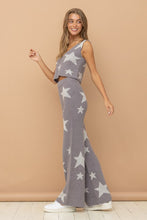 Soft Star Print Tank Pant Set