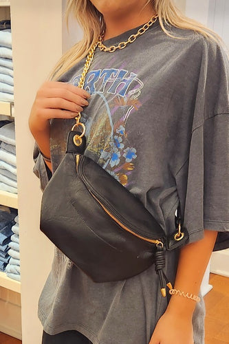 Twist Tassel Sling Chain Crossbody Bum Bag