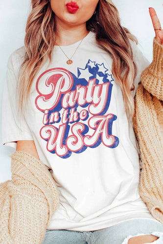 PARTY IN THE USA GRAPHIC TEE