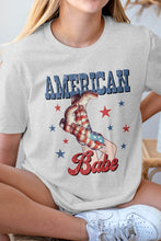 American Babe 4th of July Cowboy Boots Graphic Tee