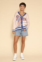 Tiger knit cardigan