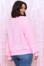 Pink Tinsel Hugs and Kisses Raglan Sleeve Sweatshirt