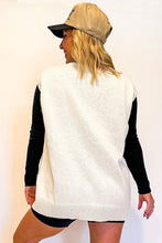 White Vintage Game Day Knit Vest