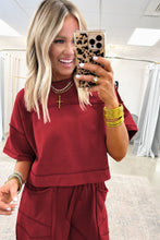 Mint Green Drop Shoulder Boxy Tee and Barrel Pants Set