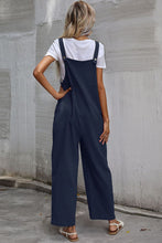 Wide Leg Overalls with Front Pockets