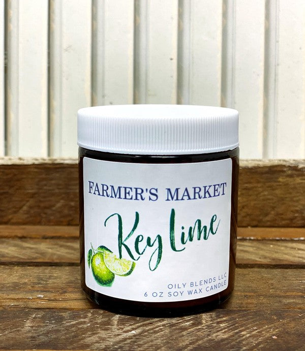 Farmer's Market Candles   Key Lime