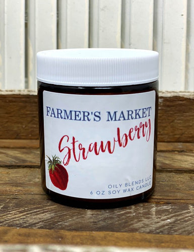 Farmer's Market Candles   Strawberry