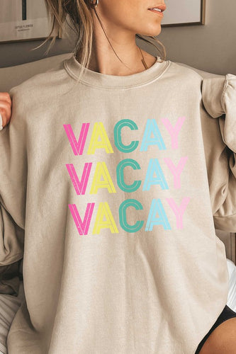 RAINBOW VACAY GRAPHIC SWEATSHIRT