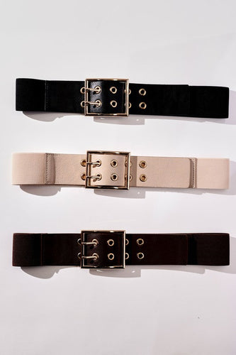 SQUARE BUCKLE FASHION BELT