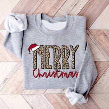 LEOPARD CHRISTMAS GRAPHIC SWEATSHIRT- 5 Colors