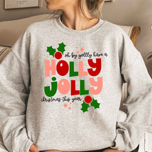 HOLLY JOLLY CHRISTMAS GRAPHIC SWEATSHIRT