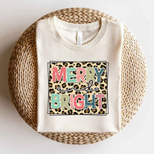 Leopard Merry and Bright Tee