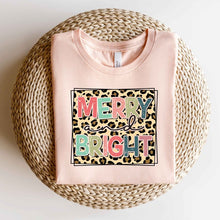 Leopard Merry and Bright Tee