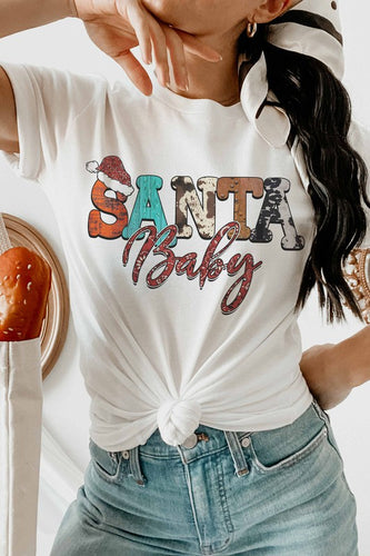 WESTERN SANTA BABY GRAPHIC TEE