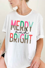 BRIGHT LEOPARD CHRISTMAS GRAPHIC T SHIRT