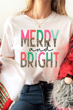 BRIGHT LEOPARD CHRISTMAS GRAPHIC T SHIRT