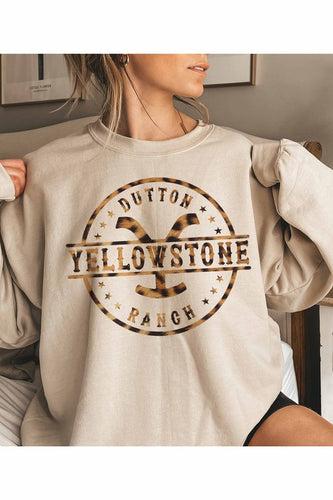 DUTTON RANCH YELLOWSTONE GRAPHIC SWEATSHIRT