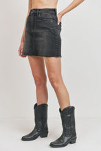 90's VINTAGE DENIM MINI SKIRT