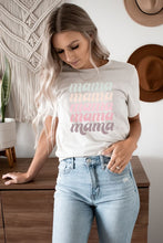 Retro Stacked Mama Graphic Tee