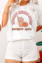 PUMPKIN SPICE GRAPHIC TEE PLUS SIZE