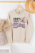 100 THAT WITCH GRAPHIC SWEATSHIRT PLUS SIZE