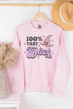 100 THAT WITCH GRAPHIC SWEATSHIRT PLUS SIZE