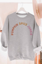 PUMPKIN SPICE JUNKIE GRAPHIC SWEATSHIRT