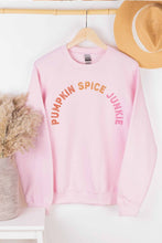 PUMPKIN SPICE JUNKIE GRAPHIC SWEATSHIRT