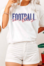 FOOTBALL VIBES GRAPHIC TEE PLUS SIZE