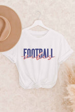 FOOTBALL VIBES GRAPHIC TEE PLUS SIZE