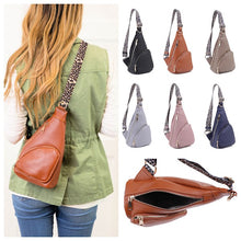 Remy Vegan Leather Sling Handbag Purse Belt Bag