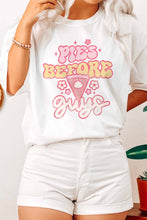 PIES BEFORE GUYS GRAPHIC TEE