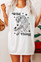 WILD TIGER STAR GRAPHIC T SHIRT