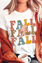 PLAID FALL LIGHTNING GRAPHIC TEE