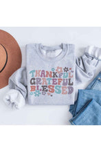 THANKFUL BLESSED GRAPHIC SWEATSHIRT PLUS SIZE