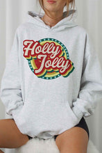 HOLLY JOLLY CHRISTMAS GRAPHIC HOODIE