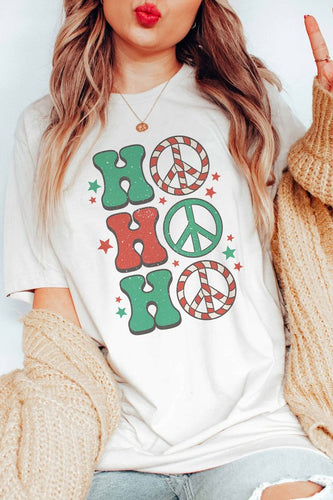 HO HO HO CHRISTMAS GRAPHIC TEE