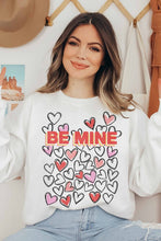 Be Mine HEART DOODLE GRAPHIC SWEATSHIRT