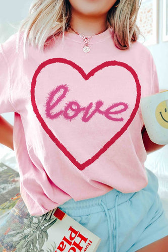 LOVE HEART GRAPHIC TEE