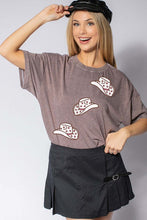 MINERAL WASHED COWBOY HATS SHORT SLEEVE TEE